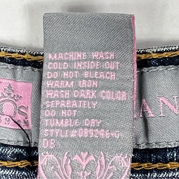 COS Embroidered Studded High Rise Flare Boho Bootcut Jeans Women’s 14 - Picture 12 of 13